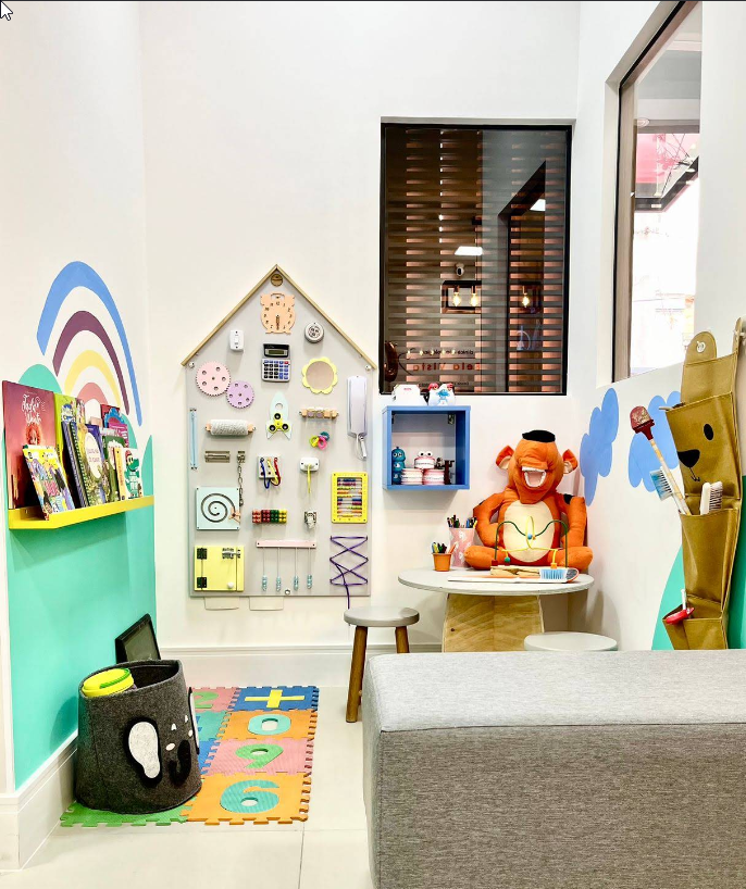 Espaço infantil da Clínica Bela Vista